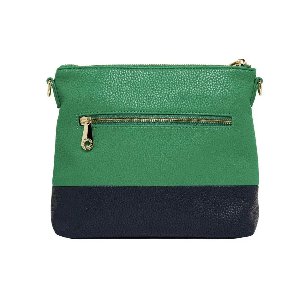 Avoca Crossbody | Green & Navy