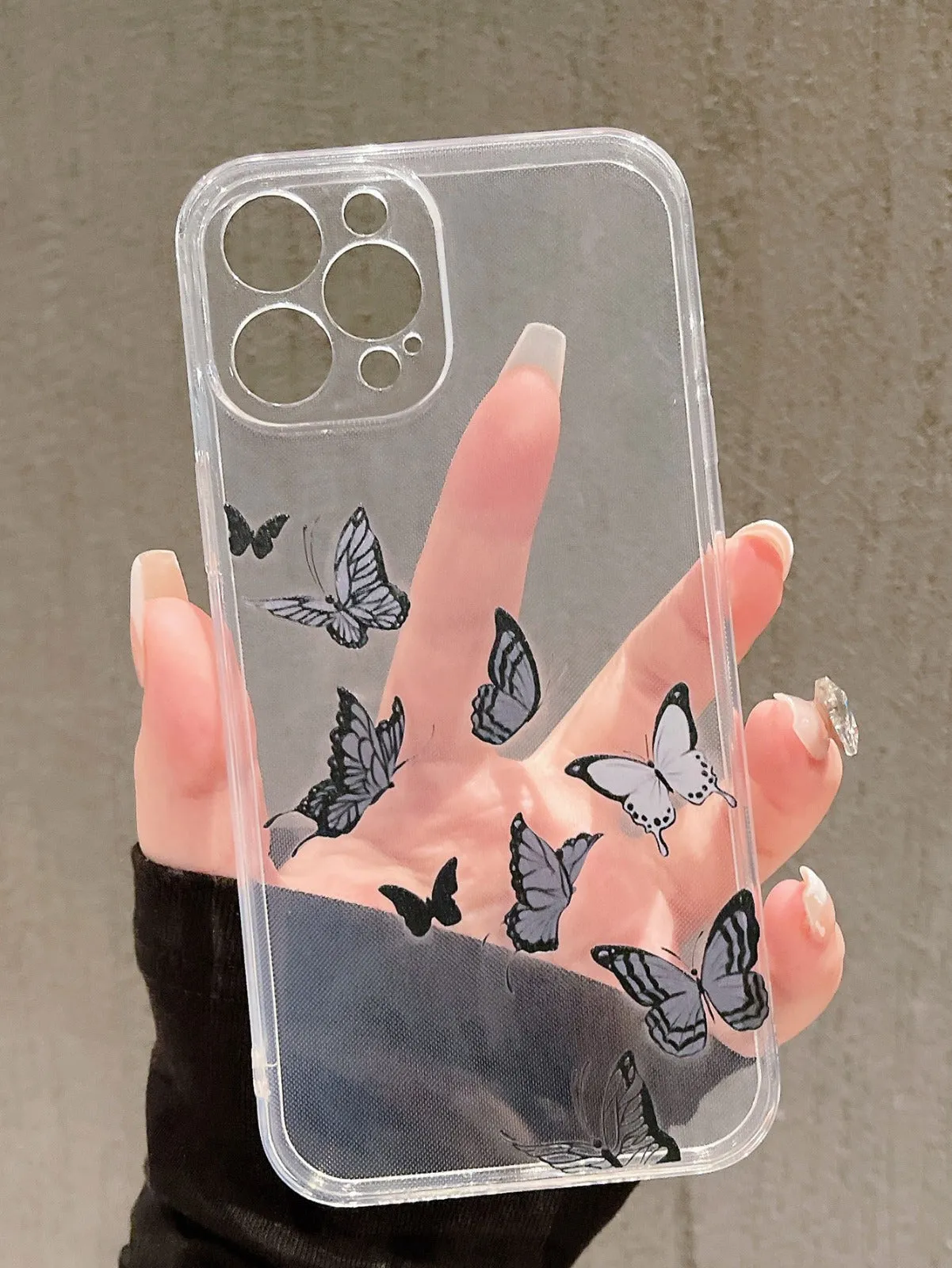 Black Butterflies Custom Slim Soft Case