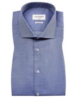 Bruun & Stengade Toby Slim Fit Woven Pattern Dress Shirt