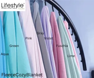 Cozy Snuggle  Blanket 60'x90' I FLEECE BLANKET