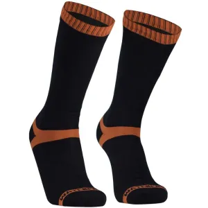 Dexshell Hytherm Pro Socks Black Tangelo stripe  M