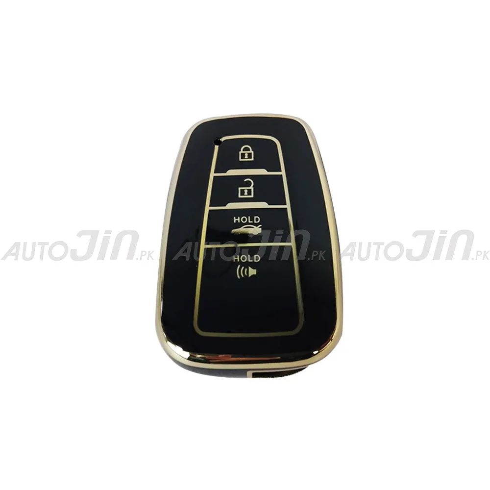 Exclusive Gold-Line Toyota Land Cruiser 2016-21 Key Cover