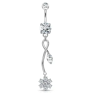 Fantasía Orchid Zenith Belly Ring