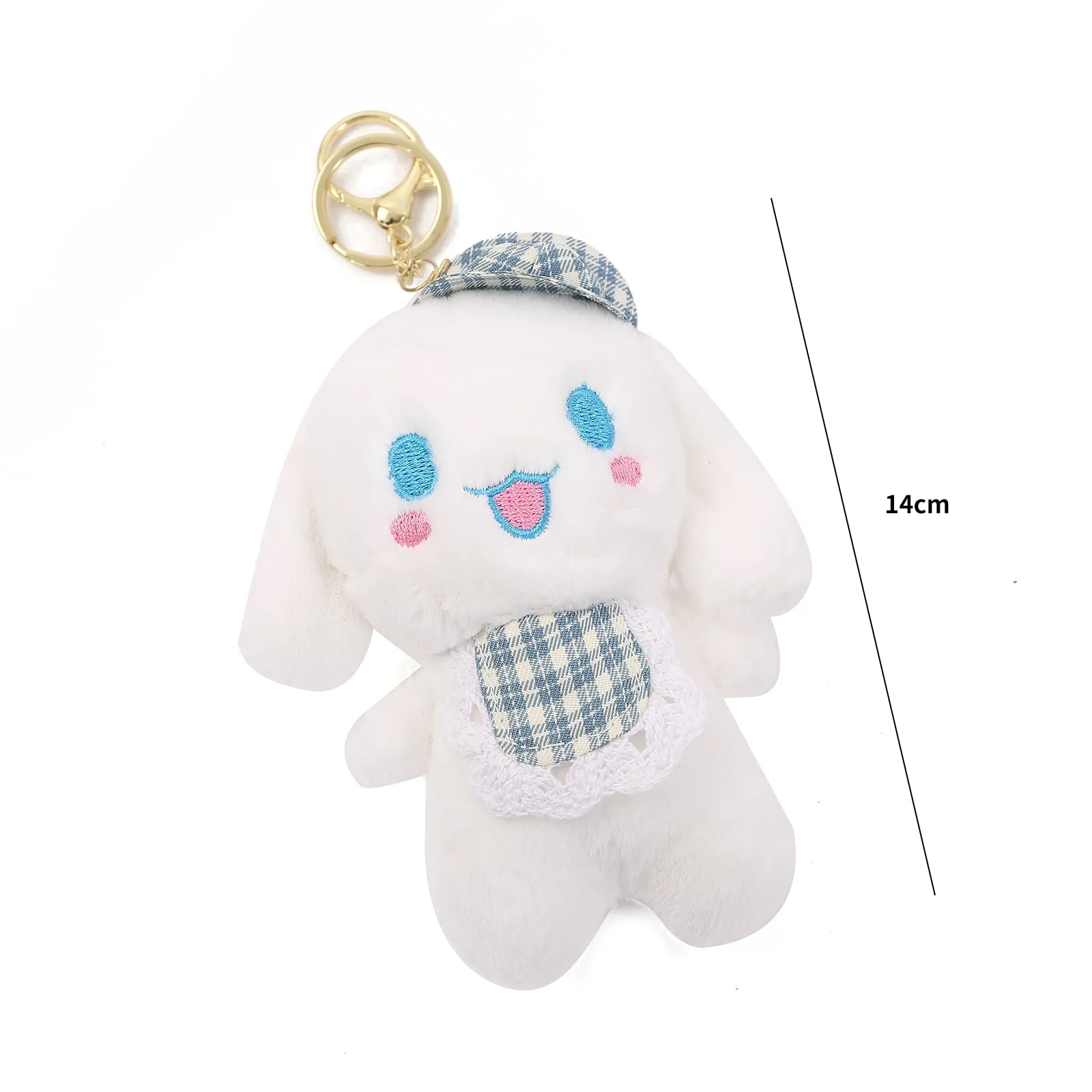 Flying Bunny Soft-Toy Keychain.