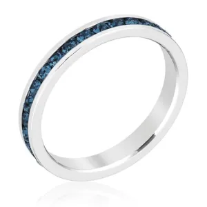 Gail Montana Blue Eternity Stackable Wedding Ring | 1ct