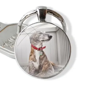 Greyhound Photo Keychains by Style's Bug