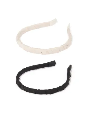 Hattie Satin Headband 2 Pack