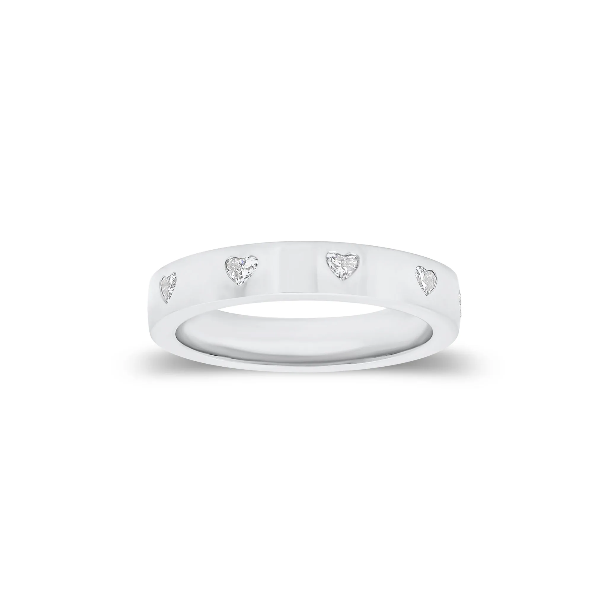 Heart Diamond Stackable Ring