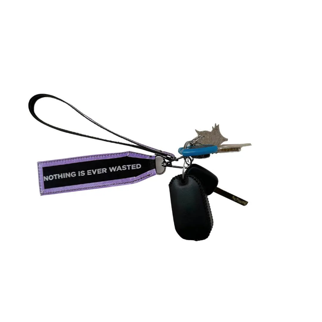 Keychain- Purple White