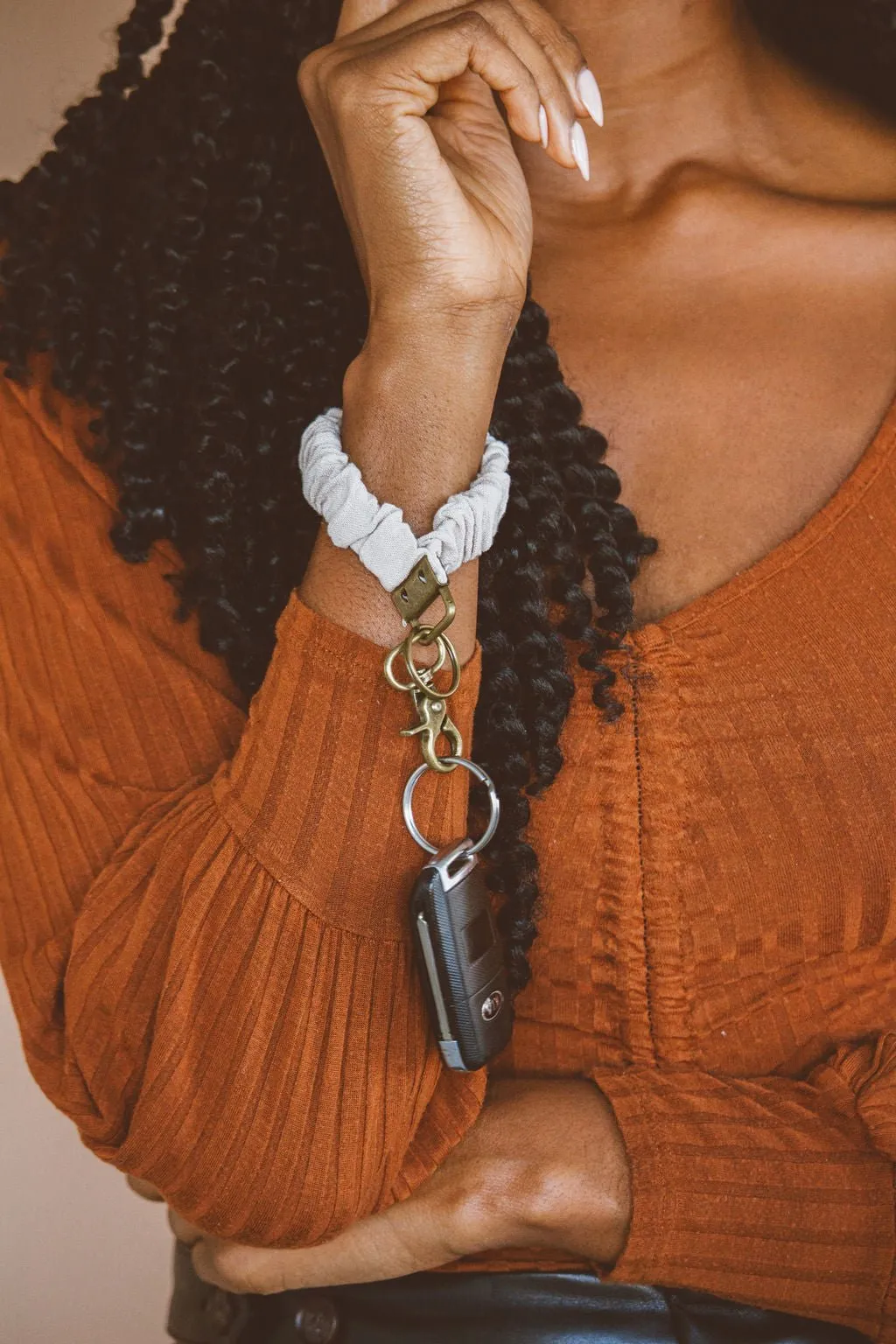 Linen Keychain