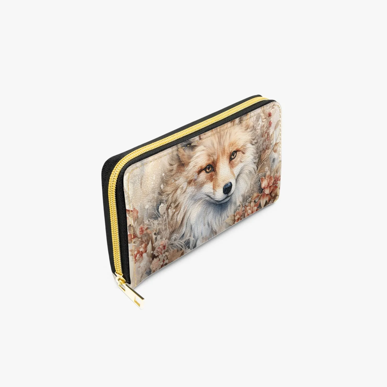 Long Type Zipper Purse - Fox