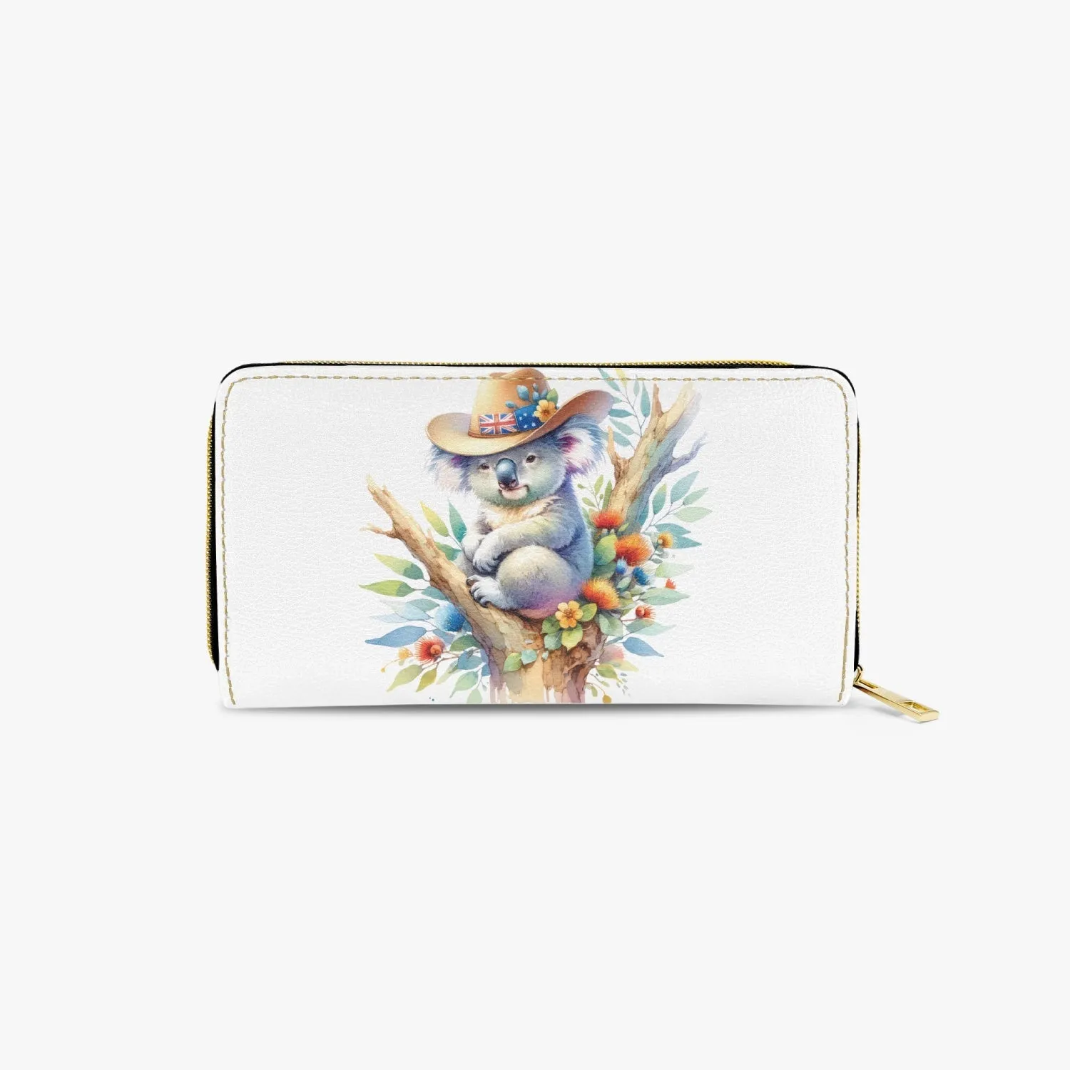 Long Type Zipper Purse, Koala, awd-1317