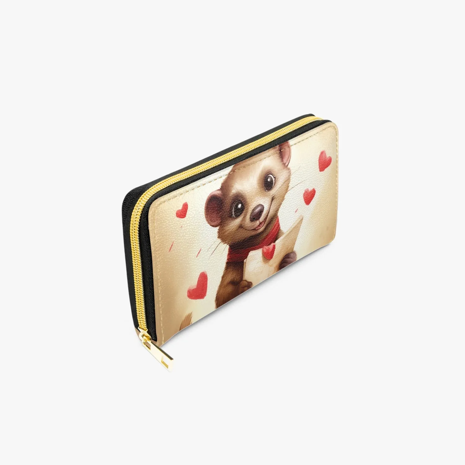 Long Type Zipper Purse - Meerkat