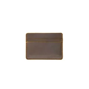 Matte Tan Light Brown Men's Slim Leather Wallet