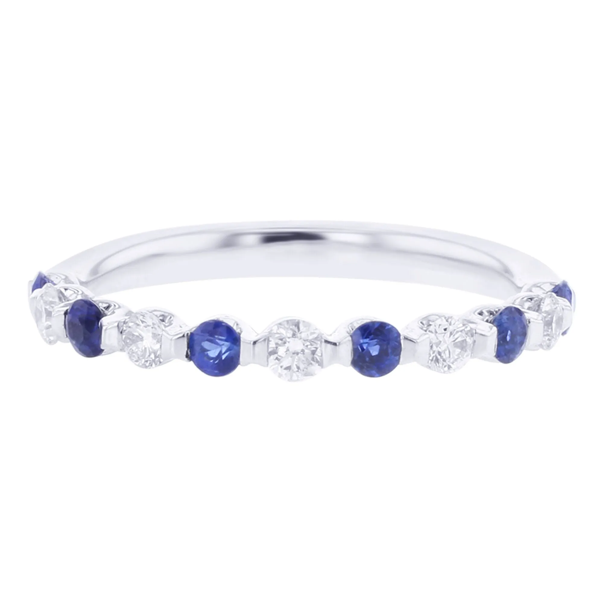 Mazarine Sapphire and Diamond Ring