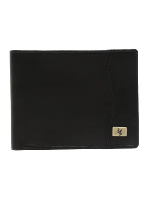 Men Black Bifold Wallet