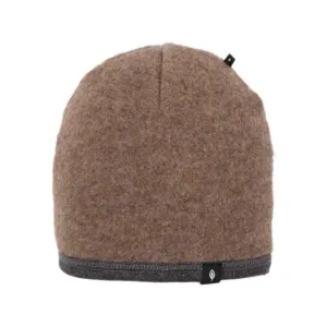 MERINO FLEECE KIDS BEANIE - walnut