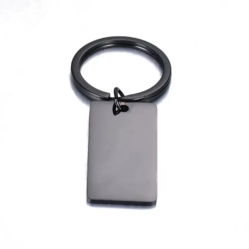 Mirror Polished Stainless Steel Keychains