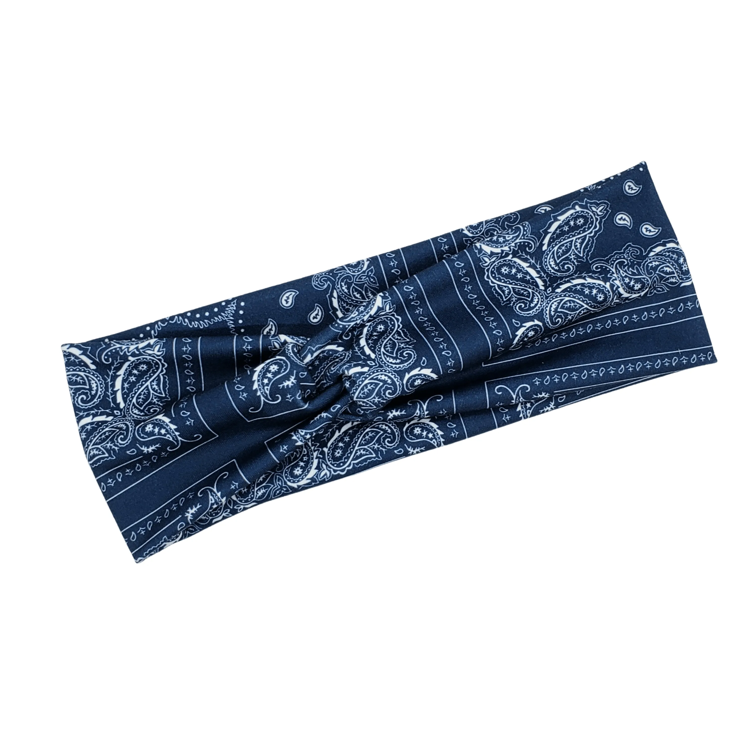 Navy Blue Bandana Headband