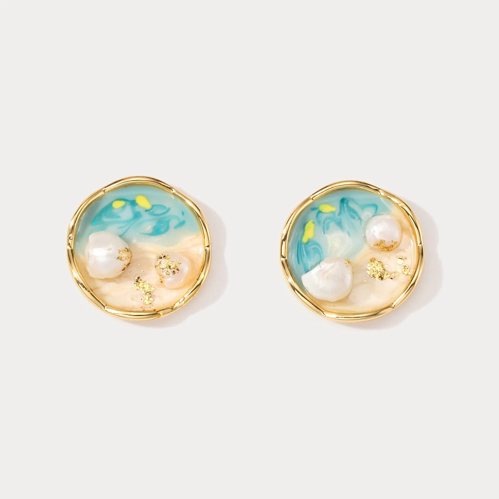 Ocean Wave Earrings