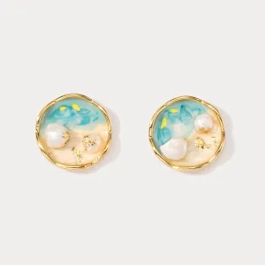 Ocean Wave Earrings