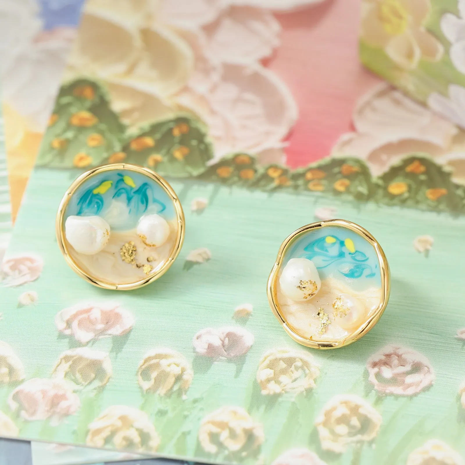 Ocean Wave Earrings