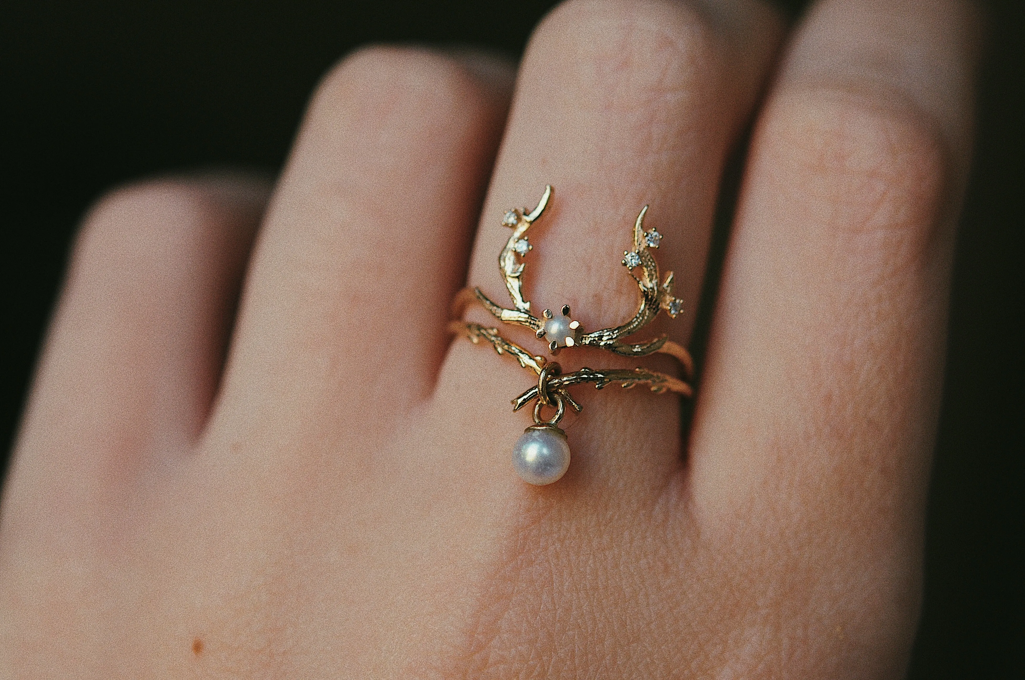 Pearl Woodland Ring