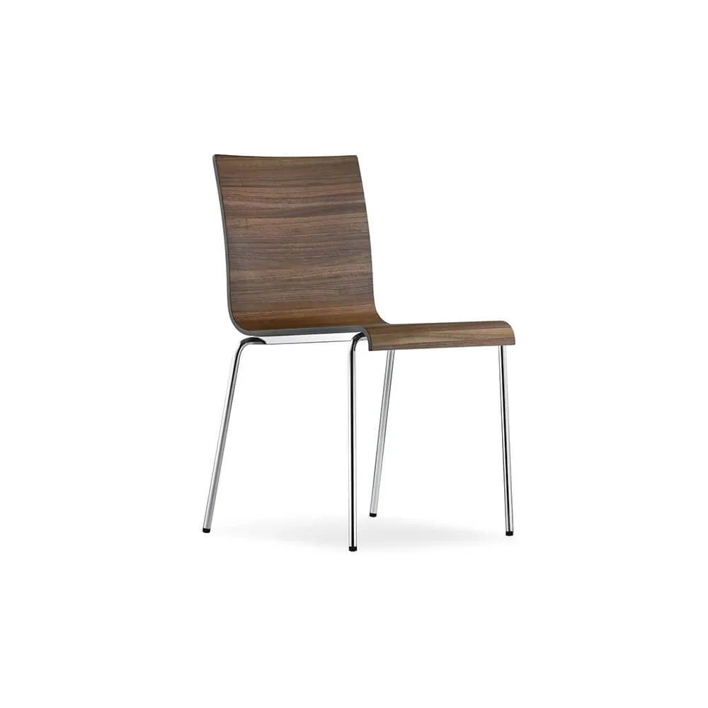 Pedrali Kuadra XL 2413 wooden lounge chair