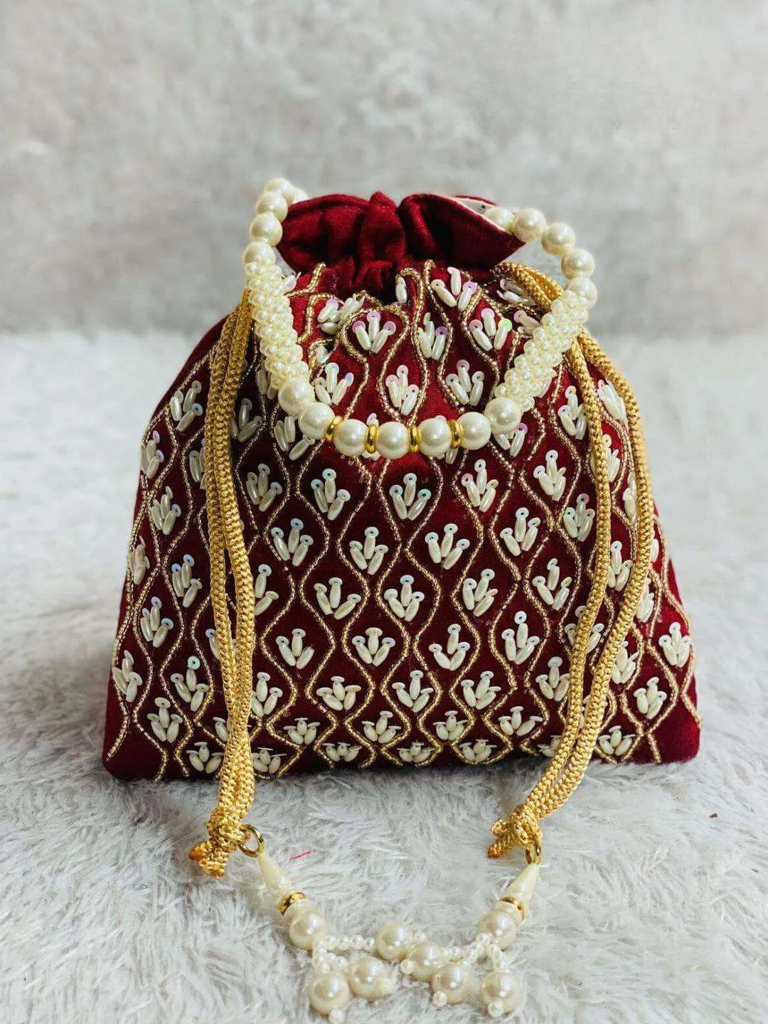 Peora Embroidered Potli Bags