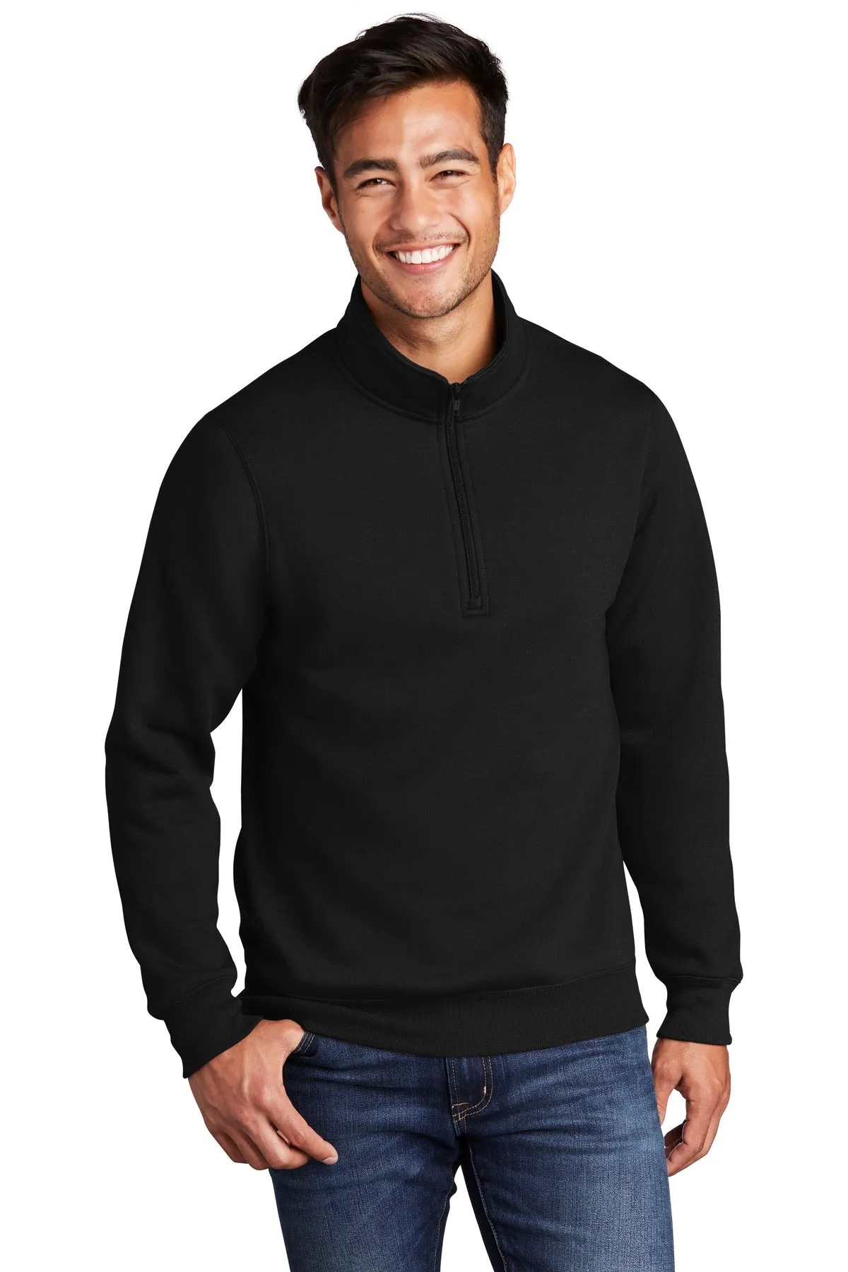 Port & Company Core Fleece 1/4-Zip Pullover Sweatshirt PC78Q