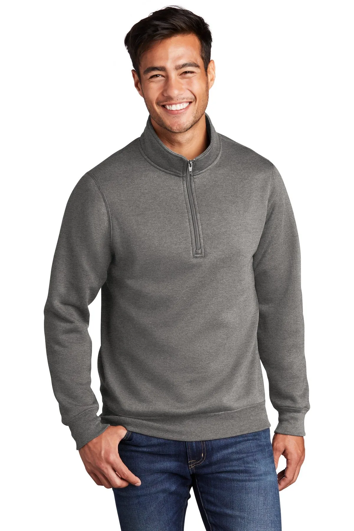 Port & Company Core Fleece 1/4-Zip Pullover Sweatshirt PC78Q