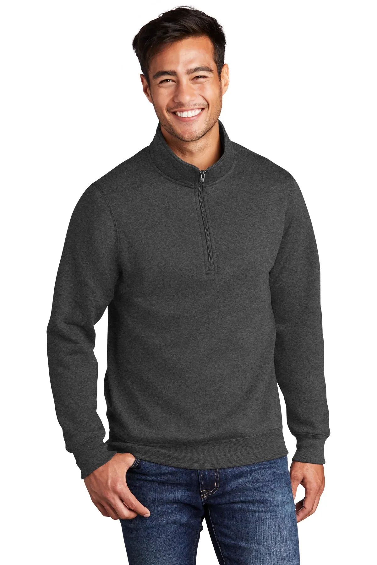 Port & Company Core Fleece 1/4-Zip Pullover Sweatshirt PC78Q