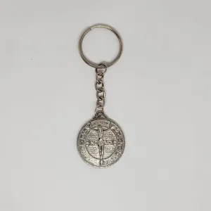 Saint Benedict - Metal keychain