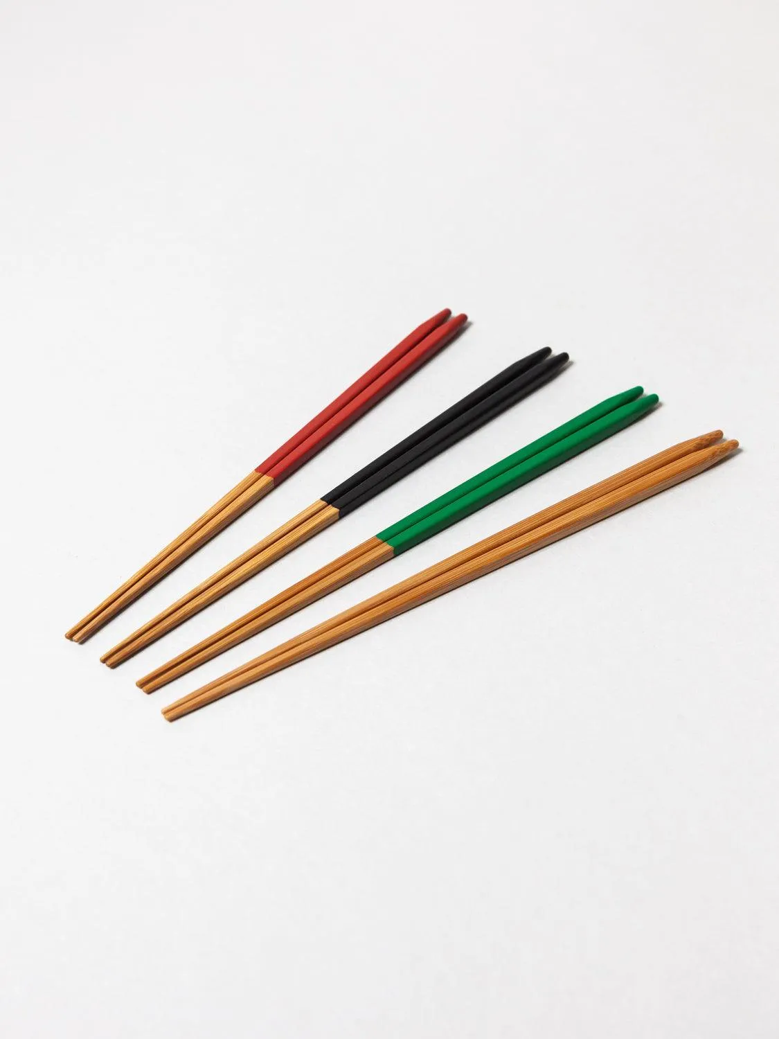 Slim Bamboo Chopsticks, Green