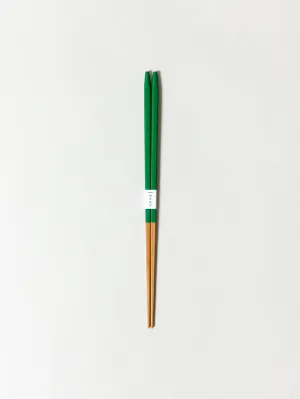 Slim Bamboo Chopsticks, Green