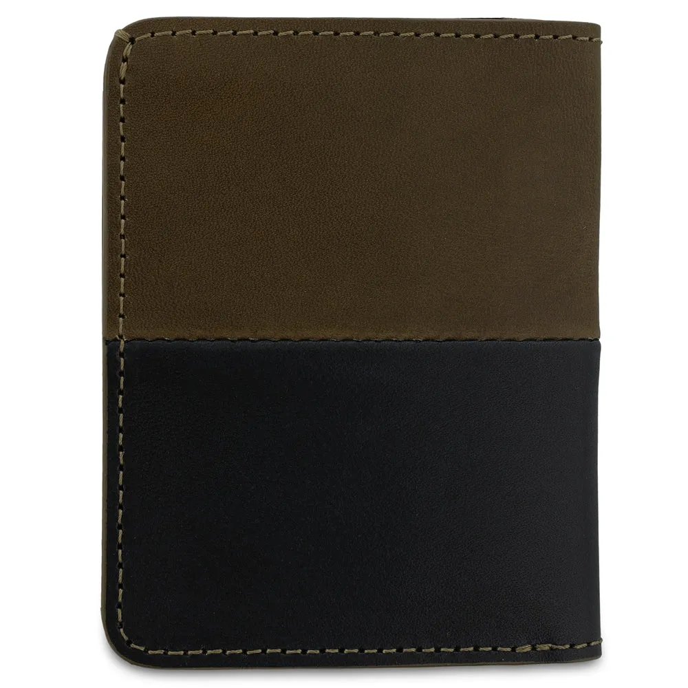 Slim Wallet - Khaki / Navy