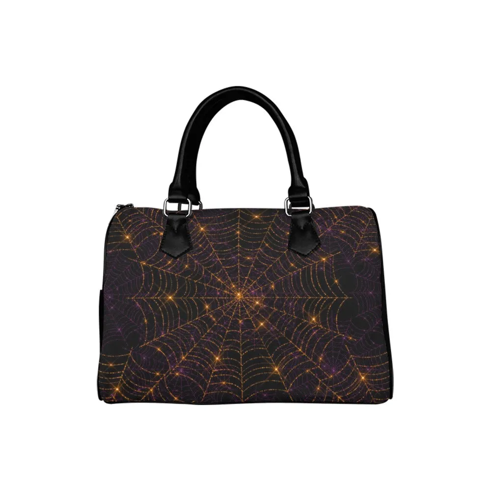 Spiderweb Boston Handbag