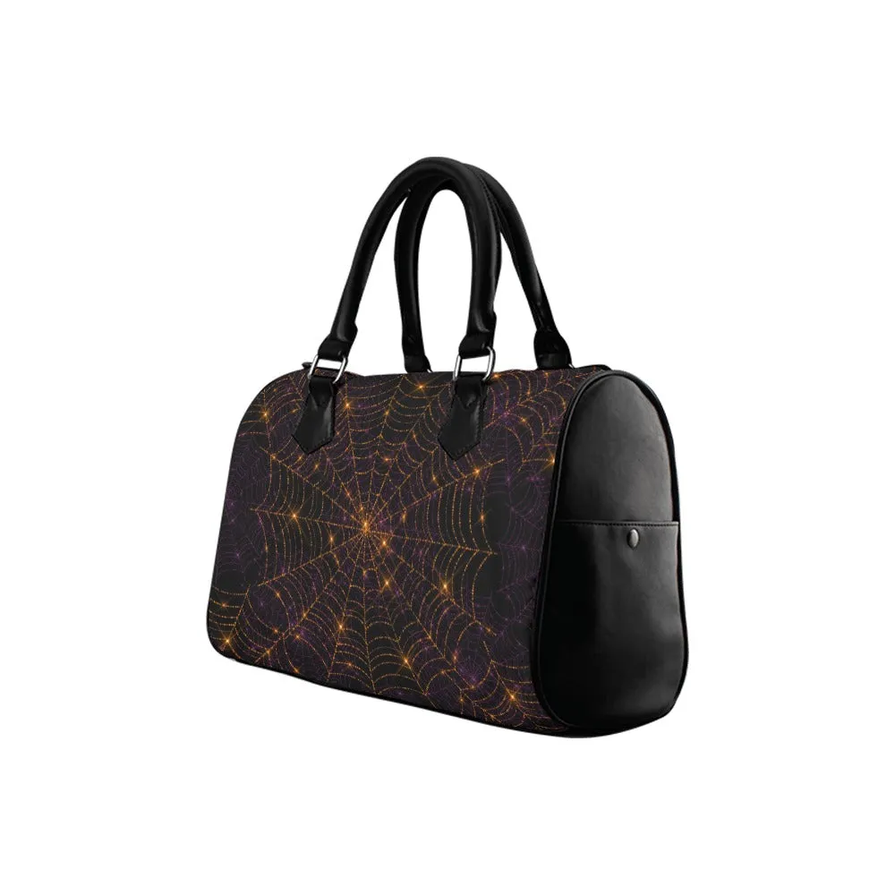 Spiderweb Boston Handbag