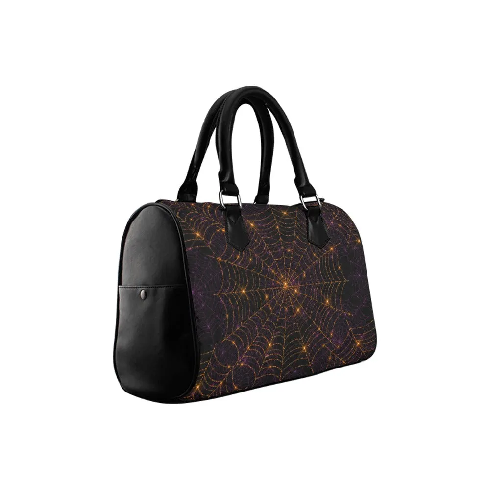 Spiderweb Boston Handbag