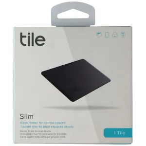 Tile Slim (1 Pack) Card-Style Bluetooth Tracker - Black