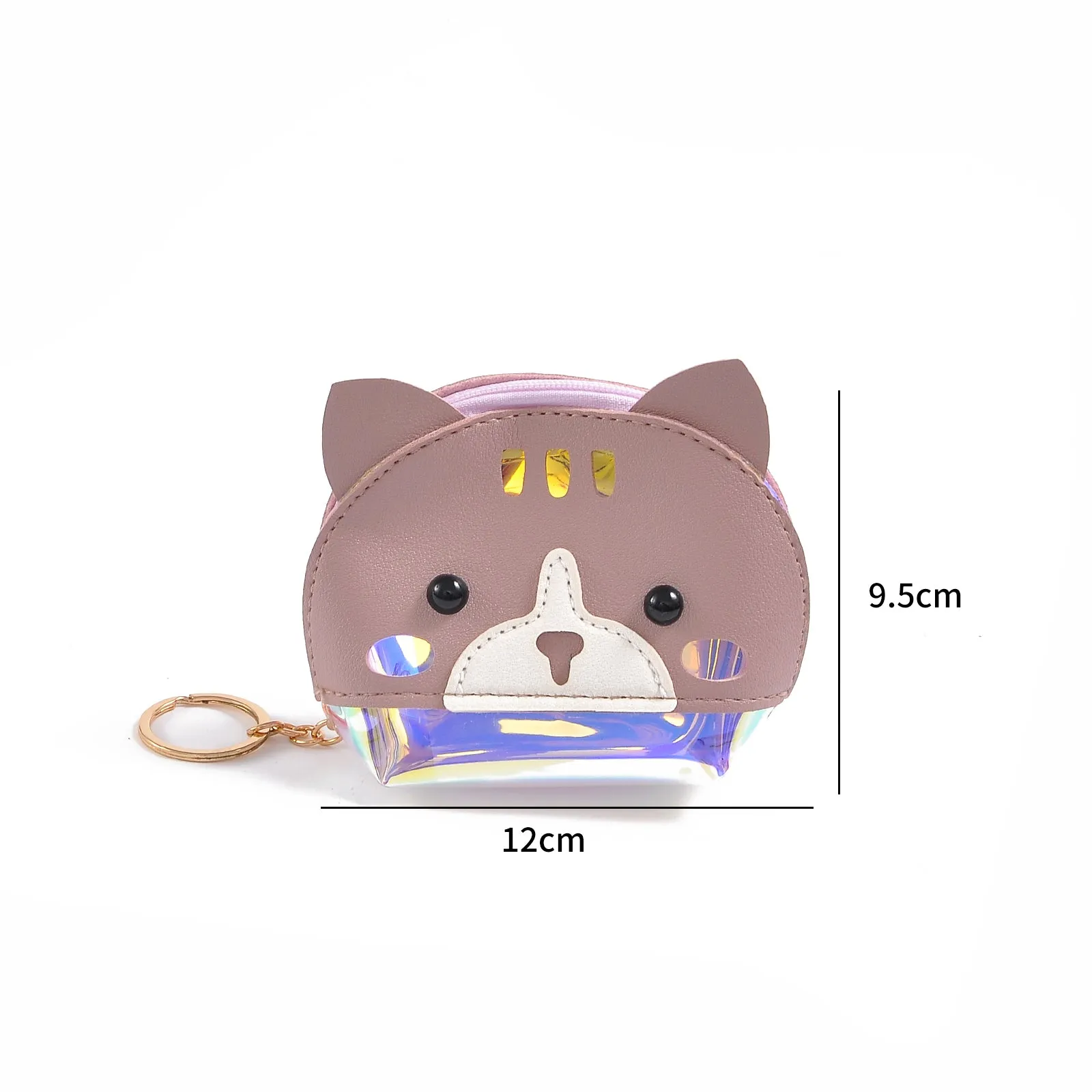 Trendy Holographic Fancy 2-in-1 Keychain and Coin Pouch