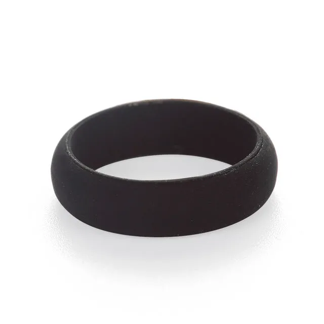 Trendy Popular 5 6 7 8 9 Size Environmental silicone Female Ring For Women Girls Office Lady Finger Jewelry