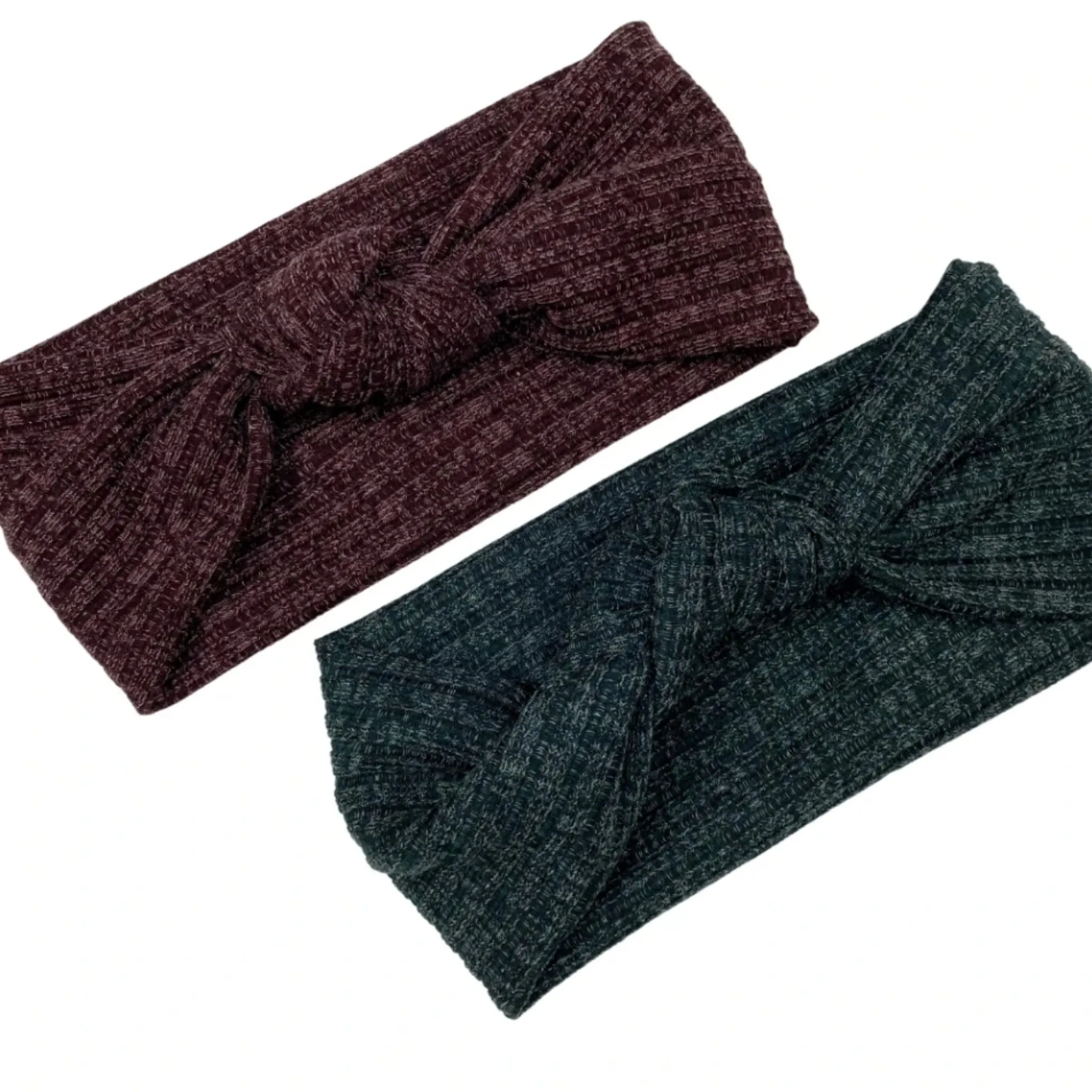 Willow Cable Knit Knot Headbands by Valeri