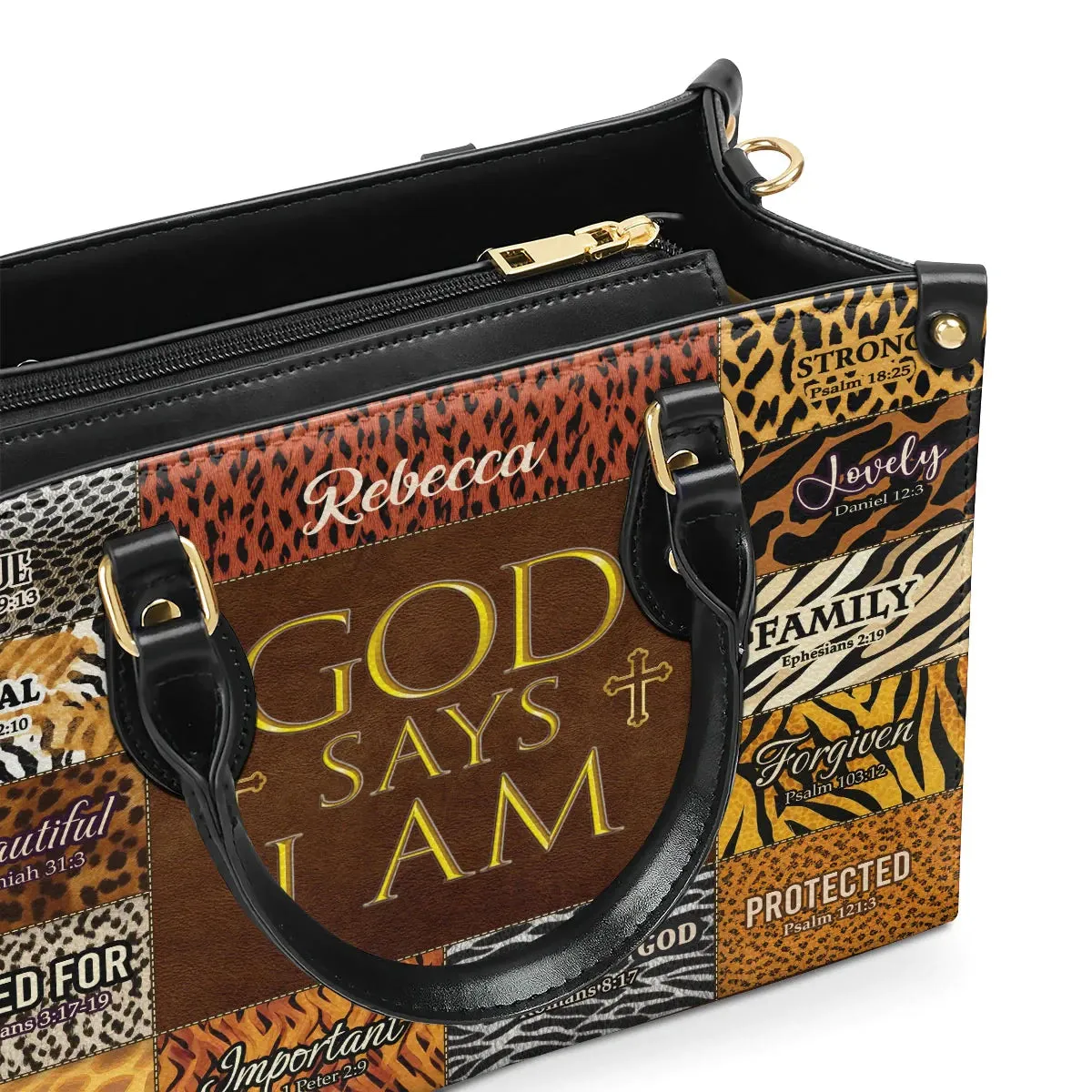 Women of Faith™ | “God Says I Am” & “Armor of God”- Leather Bags