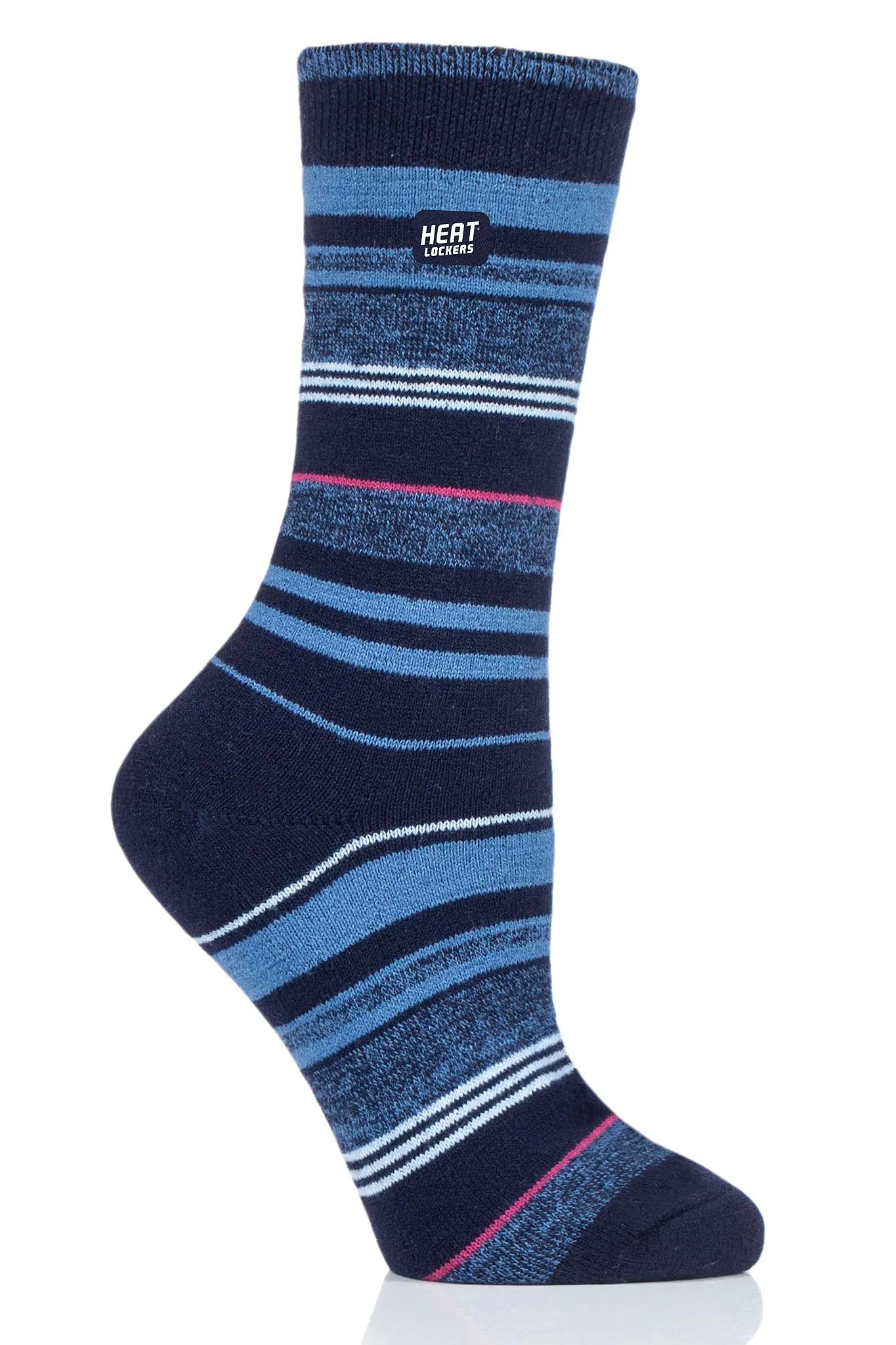 Women's WARM Multi Stripe Crew Sock